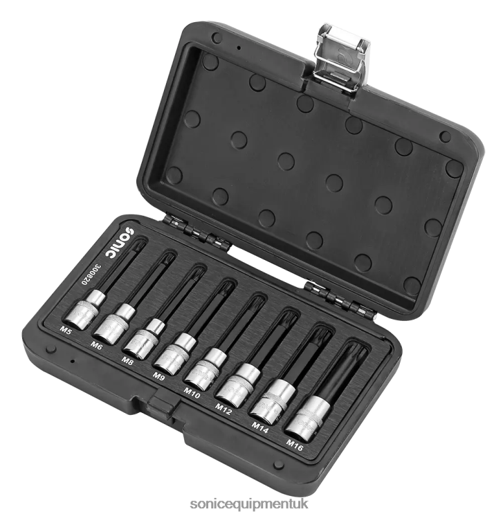 Sonic Bit Socket Spline Set 1/2" 8Pcs Bmcs Practical 6JD02287