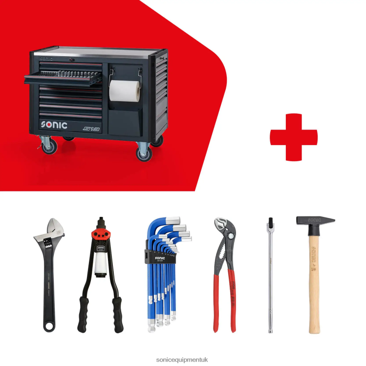 Sonic Filled Toolbox Next S13 540-Pcs + Tools Latest 6JD0233