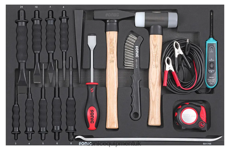 Sonic Chisel & Hammer Set Sfs 17-Pcs Reliable 6JD02228
