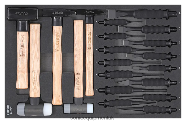 Sonic Chisel & Hammer Set Sfs 20-Pcs Practical 6JD02231
