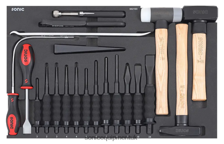 Sonic Chisel & Hammer Set Sfs 21-Pcs Reliable 6JD02232