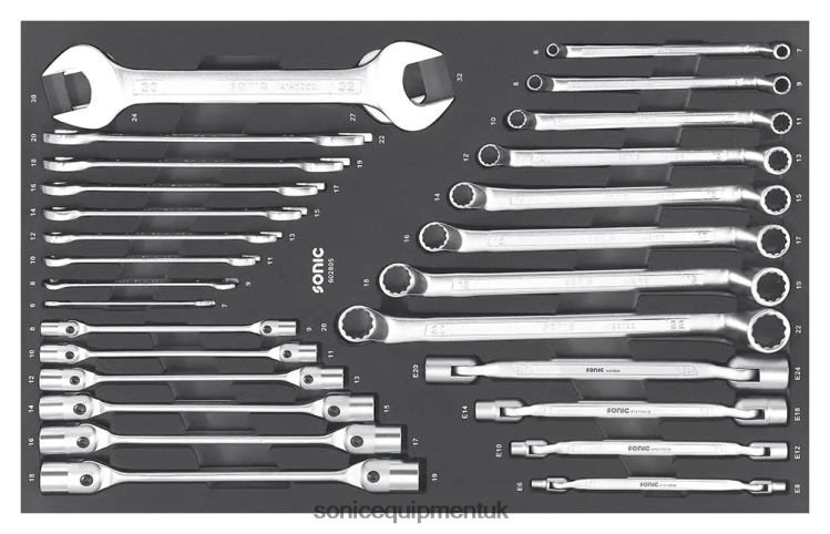 Sonic Eva 28Pc Wrench Set Practical 6JD02857