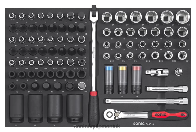 Sonic Eva 95Pc 1/2" Combination Set Practical 6JD02865