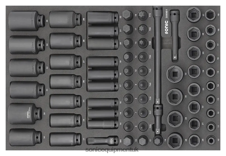 Sonic Impact Socket Set 1/2" Sfs 69-Pcs (Heavy Duty) Classic 6JD02868