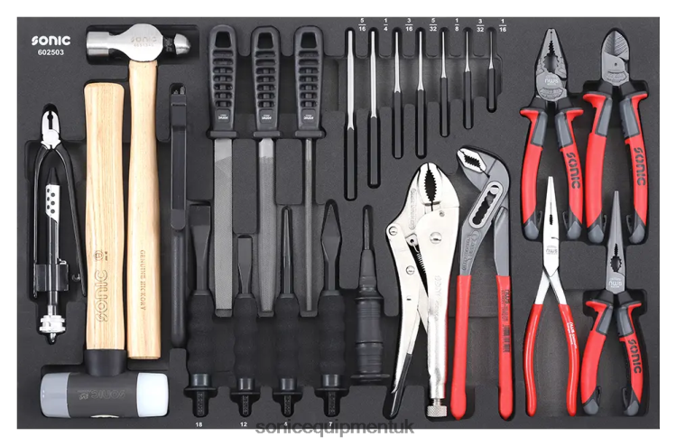 Sonic Pliers & Punch Set Sfs 25-Pcs (Aviation) Reliable 6JD02870