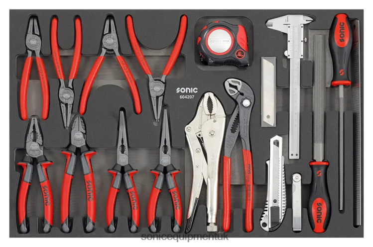 Sonic Pliers Set Sfs 18-Pcs (Motorcycle) Practical 6JD02873