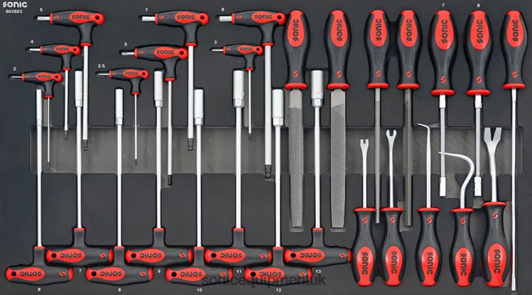 Sonic Hex Nut And Key Grip Set Sfs 27-Pcs Latest 6JD02249