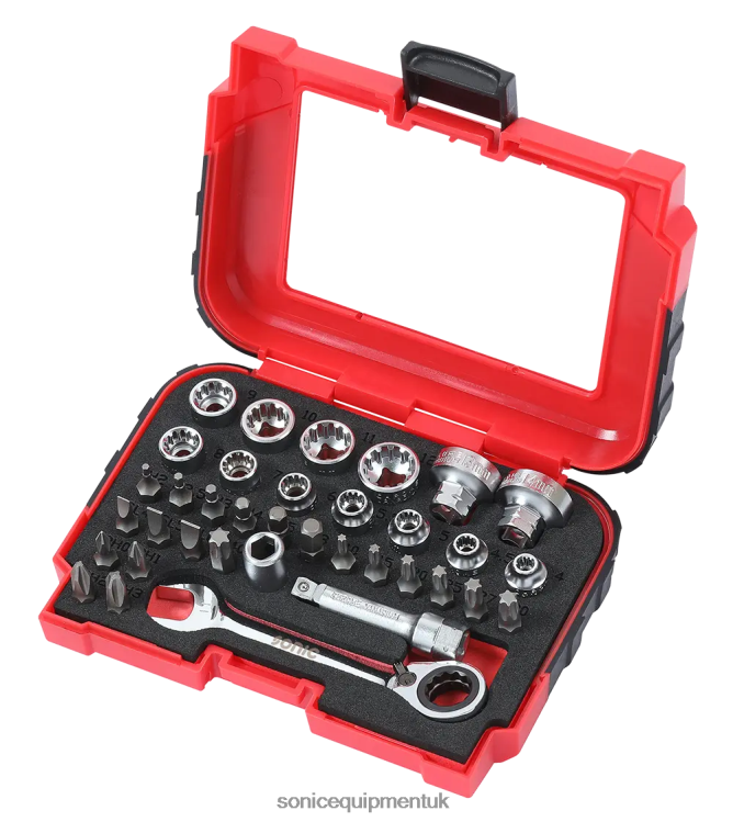 Sonic 36Pcs 1/4" Socket & Bit Set Classic 6JD02322