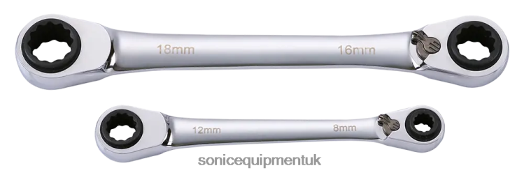 Sonic 4-In-1 Ratcheting Wrench Set In Pouch 2-Pcs Practical 6JD02335