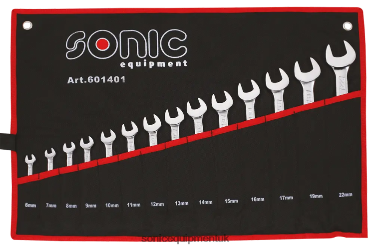 Sonic Combination Wrench Set In Pouch 14-Pcs Practical 6JD02339