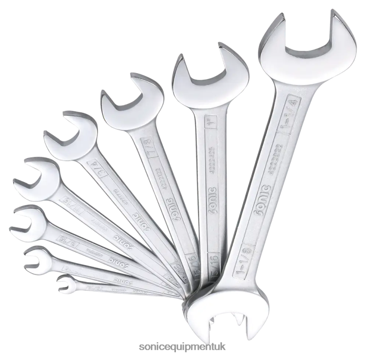 Sonic Double Open Wrench Set (Sae) 8-Pcs Classic 6JD02342