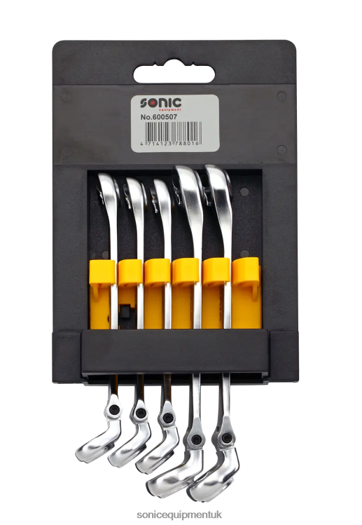 Sonic Flexible Flare Nut Wrench Set 5-Pcs Reliable 6JD02344
