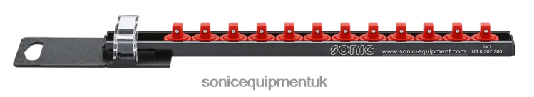 Sonic 1/4" Socket Rail With 12 Clips Practical 6JD022169