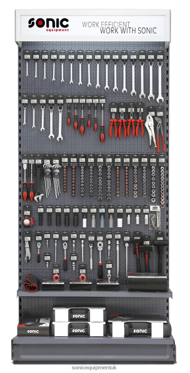 Sonic Wall Display 1 Meter With 94 Items (Tools Only) Practical 6JD02443