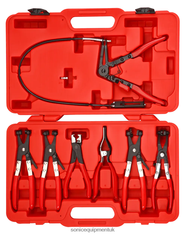Sonic Hose Clamp Pliers Set 7-Pcs. Practical 6JD02611