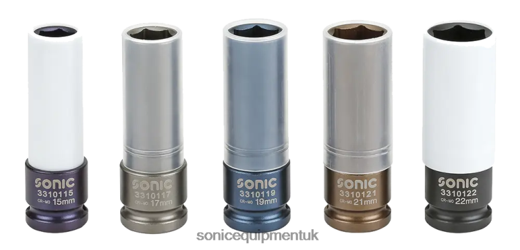 Sonic Wheel Socket Set 1/2" 5-Pcs Reliable 6JD02704